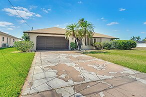 Walk to Park & Marina: Waterfront Cape Coral Home!