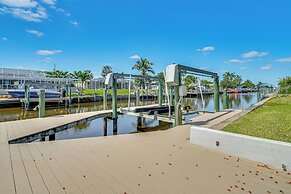 Walk to Park & Marina: Waterfront Cape Coral Home!