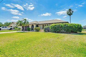Walk to Park & Marina: Waterfront Cape Coral Home!