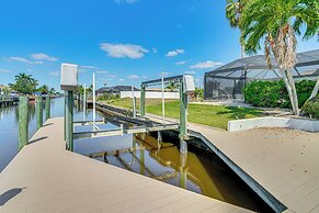 Walk to Park & Marina: Waterfront Cape Coral Home!