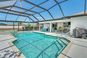 Walk to Park & Marina: Waterfront Cape Coral Home!