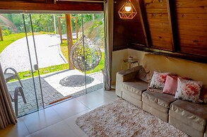 Charmoso Chal no Campo com Vista Para a Natureza