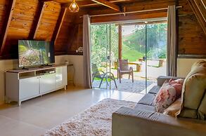 Charmoso Chal no Campo com Vista Para a Natureza