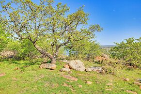 Lake Lawtonka View: Mountaintop Medicine Park Home