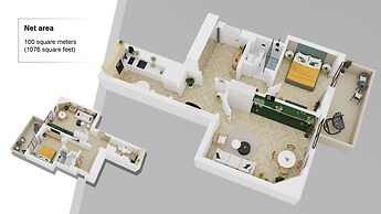 Aiastay Bucharest River Apartments