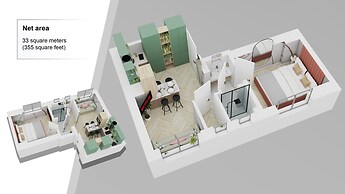 Aiastay Bucharest River Apartments