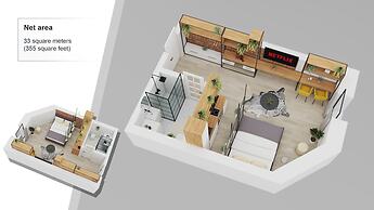 Aiastay Bucharest River Apartments