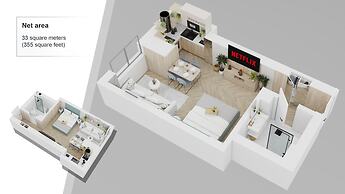 Aiastay Bucharest River Apartments