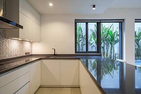 Monochrome designer pool Villa