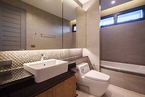 Monochrome designer pool Villa