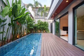 Monochrome designer pool Villa