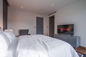 Monochrome designer pool Villa