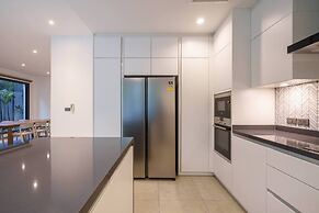 Monochrome designer pool Villa