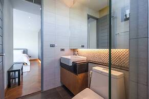 Monochrome designer pool Villa