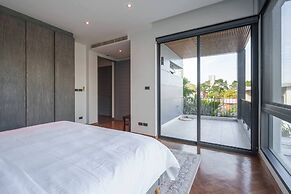 Monochrome designer pool Villa