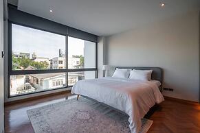 Monochrome designer pool Villa