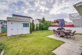 1 Block to Brigantine Beach: Breezy Home w/ Patio!