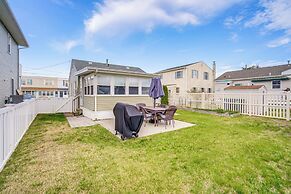 1 Block to Brigantine Beach: Breezy Home w/ Patio!