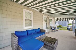 1 Block to Brigantine Beach: Breezy Home w/ Patio!