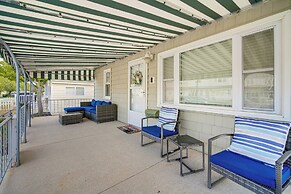 1 Block to Brigantine Beach: Breezy Home w/ Patio!