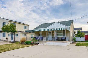 1 Block to Brigantine Beach: Breezy Home w/ Patio!