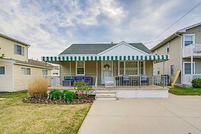 1 Block to Brigantine Beach: Breezy Home w/ Patio!