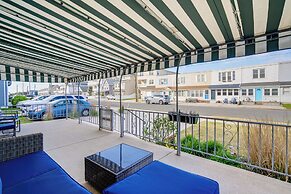 1 Block to Brigantine Beach: Breezy Home w/ Patio!