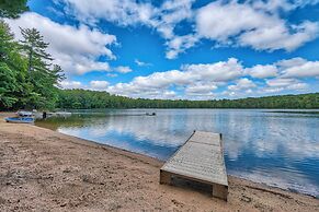 Steps to Beach: Lake Cabin Retreat in Levering!