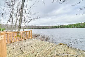 Deck + Beach Access: Lakefront Cabin in Levering!