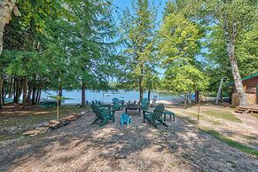 Deck + Beach Access: Lakefront Cabin in Levering!