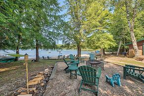 Deck + Beach Access: Lakefront Cabin in Levering!