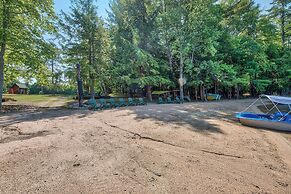 Deck + Beach Access: Lakefront Cabin in Levering!