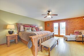 Deck + Beach Access: Lakefront Cabin in Levering!