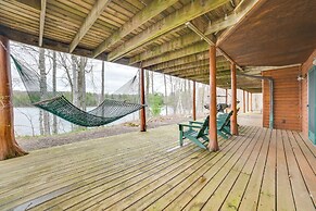 Deck + Beach Access: Lakefront Cabin in Levering!