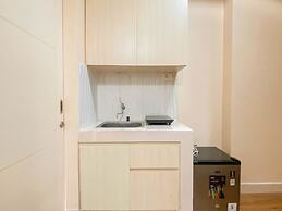 Warm and Cozy 1BR without Living Room at Sentul Tower Apartment