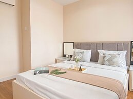 Warm and Cozy 1BR without Living Room at Sentul Tower Apartment