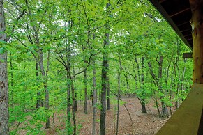 4 Mi to Lake: Wooded Log Cabin in Eureka Springs!