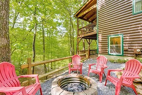Game Room & 3-story Deck at Lake Hiwassee Hideaway