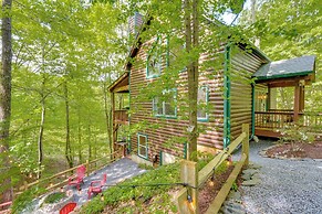 Game Room & 3-story Deck at Lake Hiwassee Hideaway