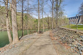 Game Room & 3-story Deck at Lake Hiwassee Hideaway