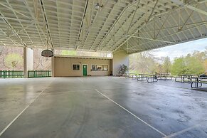 Game Room & 3-story Deck at Lake Hiwassee Hideaway