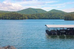 Game Room & 3-story Deck at Lake Hiwassee Hideaway