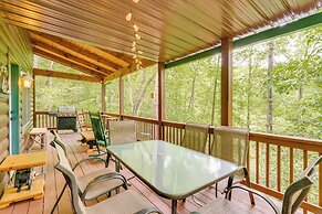 Game Room & 3-story Deck at Lake Hiwassee Hideaway