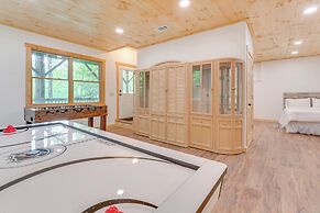 Game Room & 3-story Deck at Lake Hiwassee Hideaway