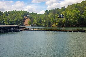 Game Room & 3-story Deck at Lake Hiwassee Hideaway
