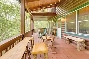 Game Room & 3-story Deck at Lake Hiwassee Hideaway