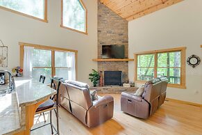 Game Room & 3-story Deck at Lake Hiwassee Hideaway