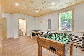 Game Room & 3-story Deck at Lake Hiwassee Hideaway