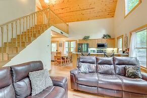 Game Room & 3-story Deck at Lake Hiwassee Hideaway