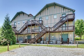 1 Block to Main St & River: Downtown Helen Condo